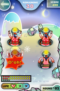 Touch Attack (winter theme) screenshot Touch Attack (winter theme)