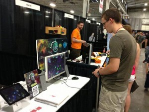 Playing Ace Extreme at the TooManyGames Expo