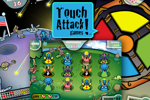 Touch Attack! Games 1.2 - iPhone Memory & Reflex Game OpenFeint Enabled ...